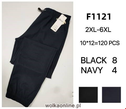 Spodnie damskie F1121 Mix Kolor 2XL-6XL