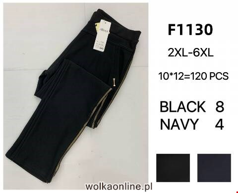 Spodnie damskie F1130 Mix Kolor 2XL-6XL