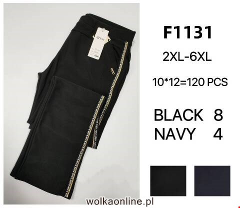 Spodnie damskie F1131 Mix Kolor 2XL-6XL