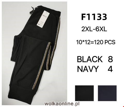 Spodnie damskie F1133 Mix Kolor 2XL-6XL