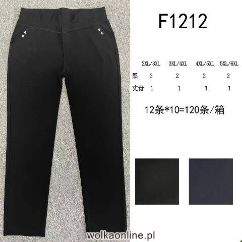 Spodnie damskie F1212 Mix Kolor 2XL-6XL
