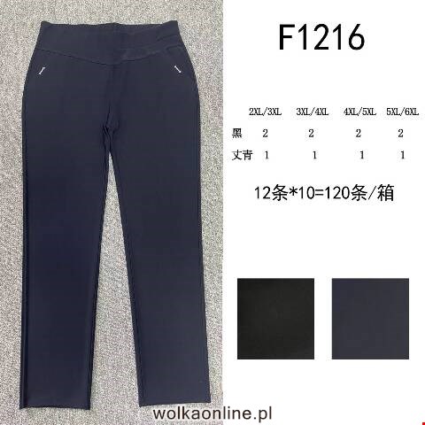 Spodnie damskie F1216 Mix Kolor 2XL-6XL