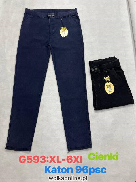 Spodnie damskie G593 Mix Kolor XL-6XL