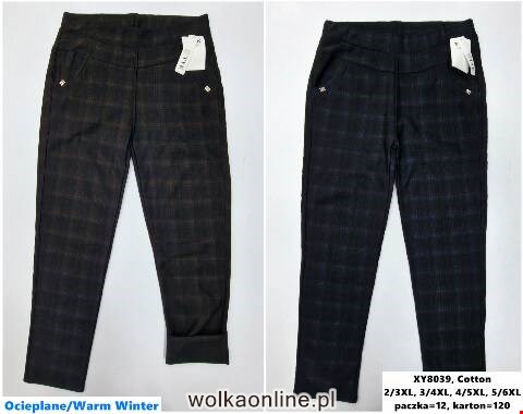 Spodnie damskie XY8039 Mix Kolor 2XL-6XL