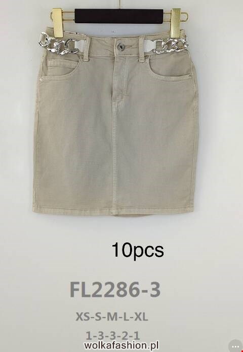 Spódnica damskie FL2286-3 1 Kolor XS-XL