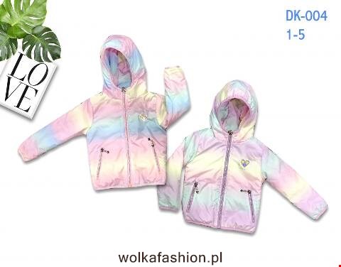 Kurtka wiosena dziewczęca DK-004 1 Kolor 1-5