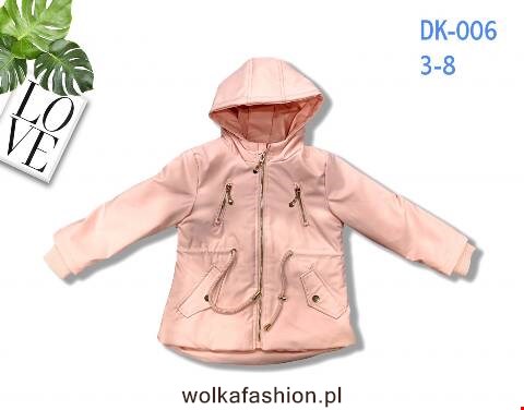 Kurtka wiosena dziewczęca DK-006 1 Kolor 3-8