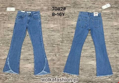 Jeansy dziewczęce 7082 1 Kolor 8-16