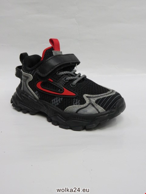 Buty Sportowe Dziecięce E107 BLACK/RED 20-25