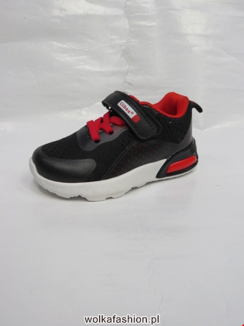 Buty Sportowe Dziecięce E131-1 BLACK/RED 20-25