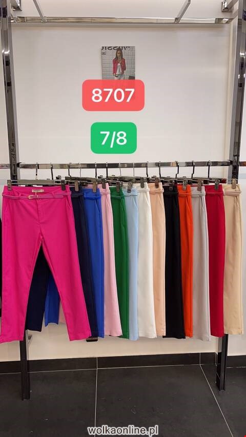 Spodnie damskie 8707 1 kolor S-XL