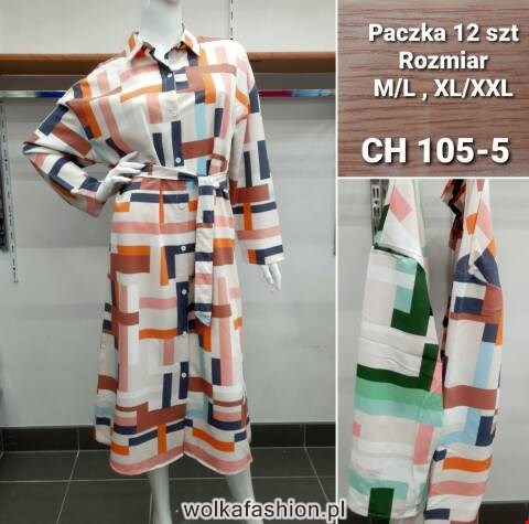 Sukienka damskie CH105-5 Mix kolor M-2XL