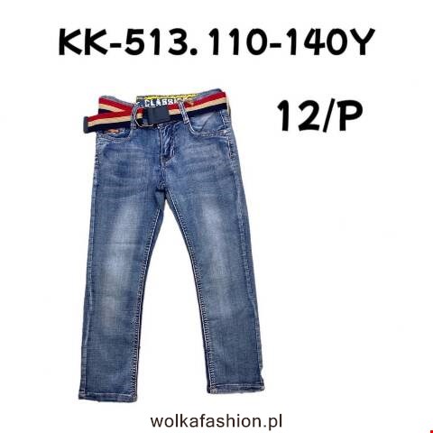 Jeansy chłopięce KK-513 1 kolor 110-140