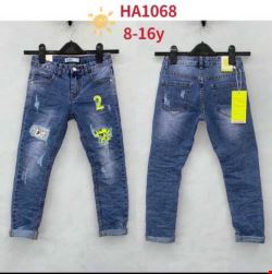 Jeansy chłopięce HA1068 1 kolor 8-16