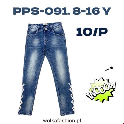 Jeansy dziewczęce PPS-091 1 kolor 8-16