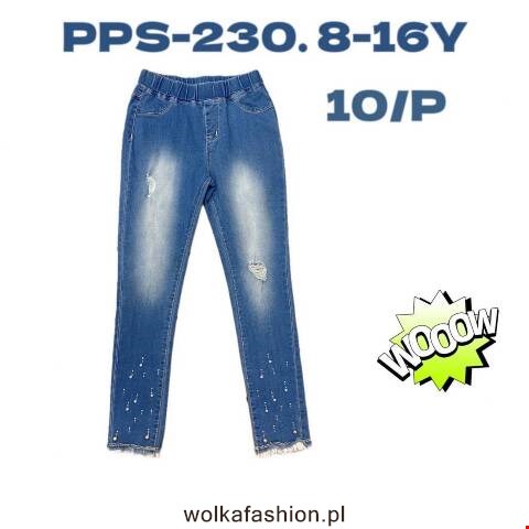 Jeansy dziewczęce PPS-334 1 kolor 8-16