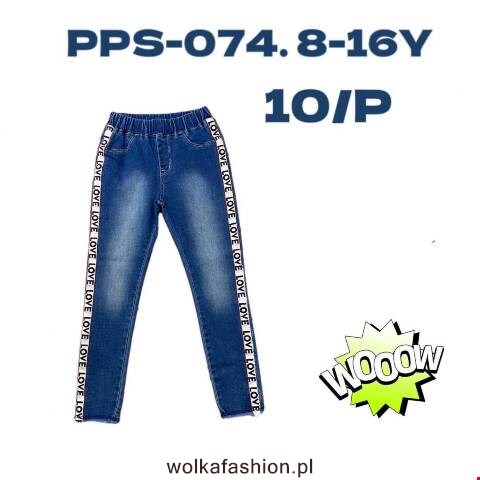 Jeansy dziewczęce PPS-332 1 kolor 8-16