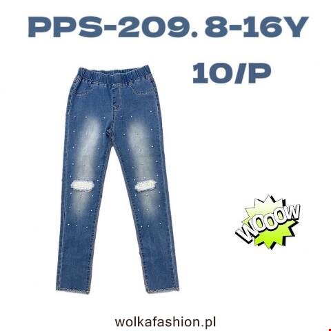 Jeansy dziewczęce PPS-325 1 kolor 4-12