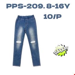 Jeansy dziewczęce PPS-325 1 kolor 4-12