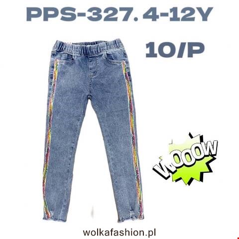 Jeansy dziewczęce PPS-327 1 kolor 4-12