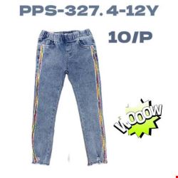 Jeansy dziewczęce PPS-327 1 kolor 4-12