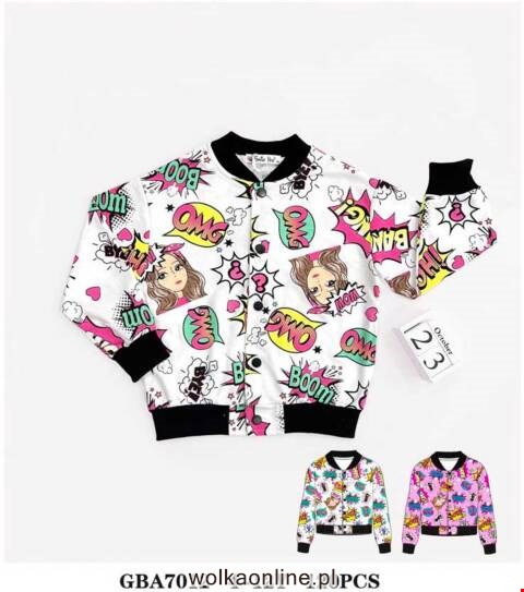Bluza dziewczęca GBA7012 Mix kolor 4-12