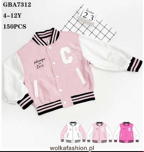 Bluza dziewczęca GBA7312 Mix kolor 4-12