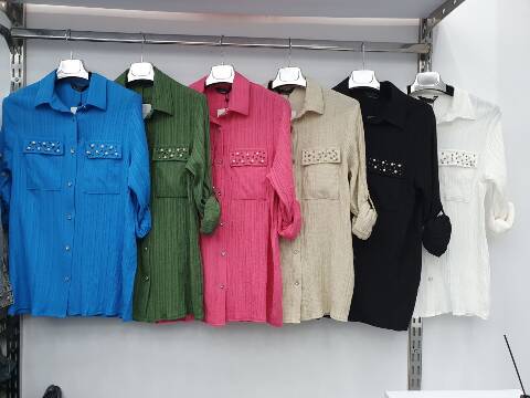 Koszula damskie 1321 1 Kolor S-2XL  (towar tureckie)