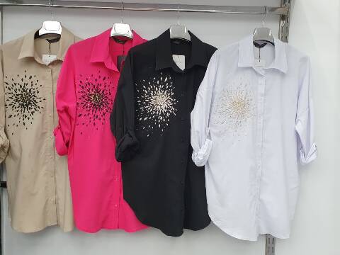 Koszula damskie 1324 1 Kolor S-2XL  (towar tureckie)