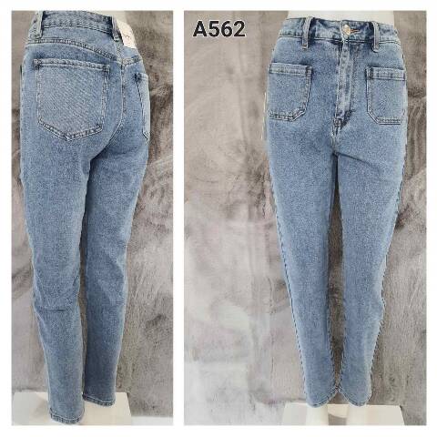 Jeansy damskie A562 1 Kolor 36-44