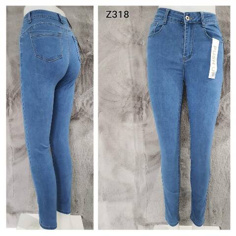 Jeansy damskie Z318 1 Kolor 36-44 1