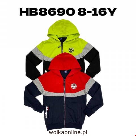 Bluza chłopięca HB8690 Mix Kolor 8-16