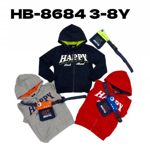 Bluza chłopięca HB8684 Mix Kolor 3-8