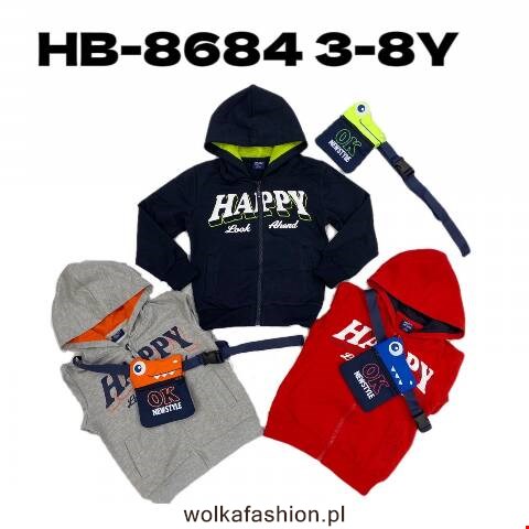 Bluza chłopięca HB8684 Mix Kolor 3-8