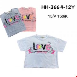Bluzka dziewczęca HH-366 Mix Kolor 4-12