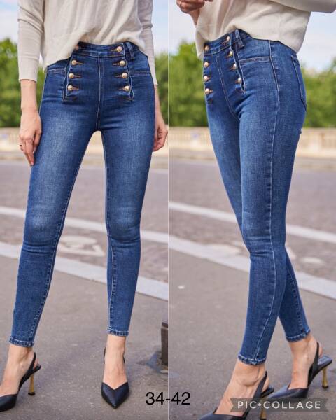 Jeansy damskie 1622 1 Kolor 34-42 1
