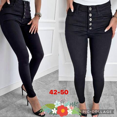 Jeansy damskie 1623 1 Kolor 42-50 1