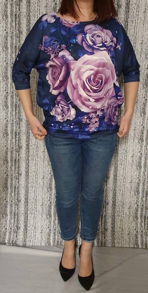 Bluzka damskie 1988 Mix kolor Standard (towar polskie) 1