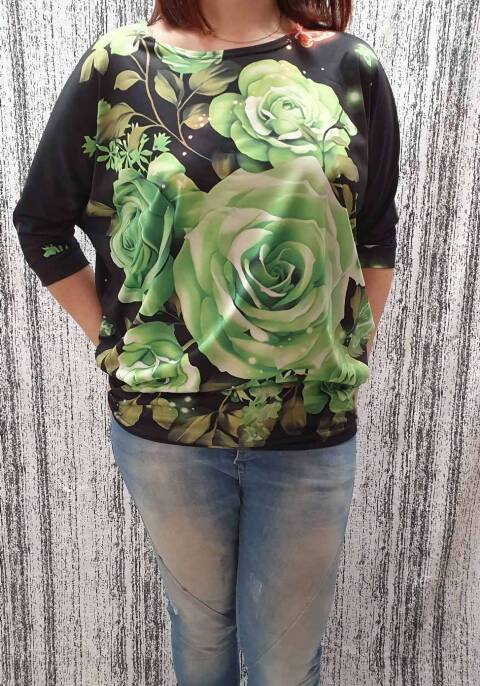 Bluzka damskie 1989 Mix kolor Standard (towar polskie)