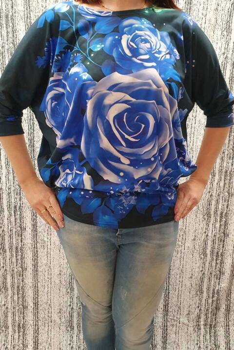 Bluzka damskie 1991 Mix kolor Standard (towar polskie)