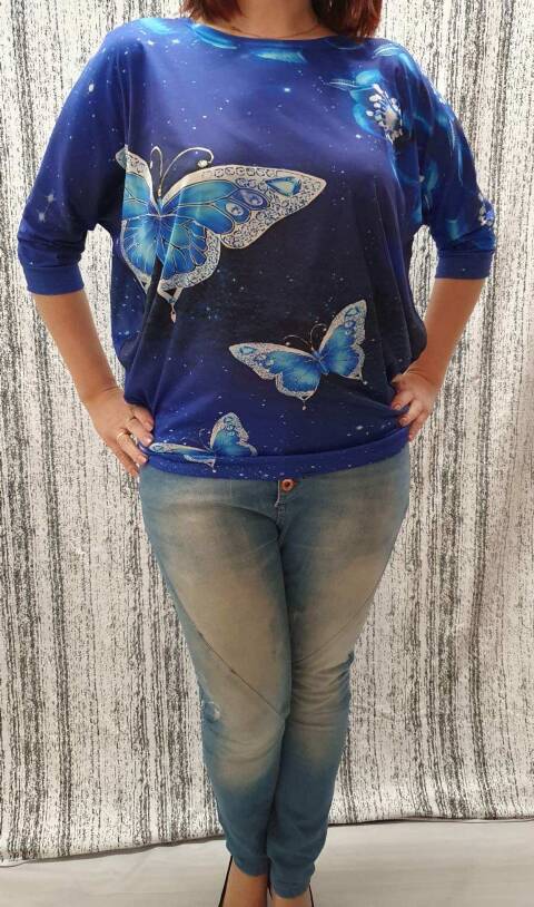 Bluzka damskie 1993 Mix kolor Standard (towar polskie)