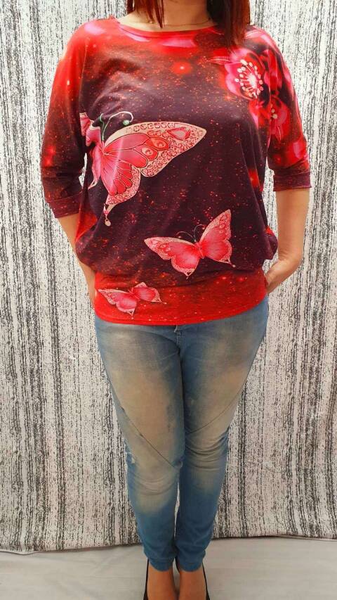 Bluzka damskie 1994 Mix kolor Standard (towar polskie)