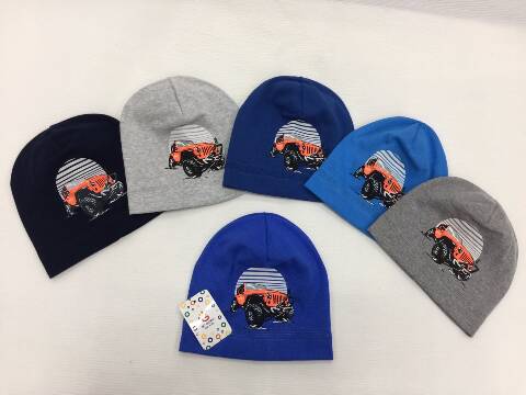 Czapka chłopięca 2023 Mix kolor Standard