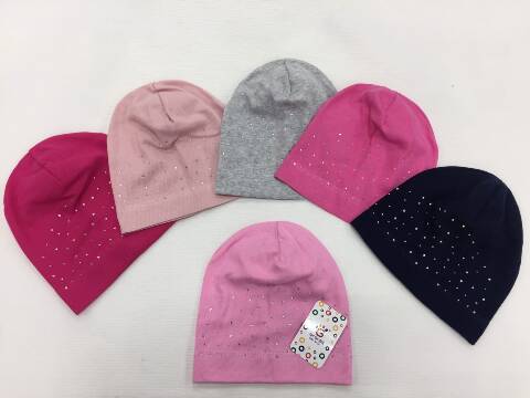 Czapka dziewczęca 2034 Mix kolor Standard