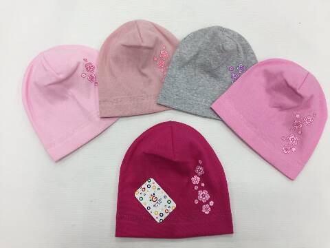 Czapka dziewczęca 2036 Mix kolor Standard