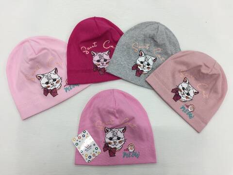 Czapka dziewczęca 2038 Mix kolor Standard 1