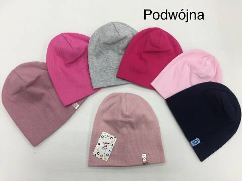 Czapka dziewczęca 2039 Mix kolor Standard