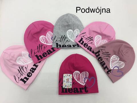 Czapka dziewczęca 2041 Mix kolor Standard