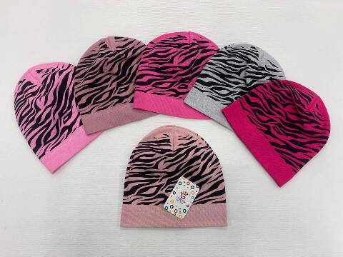 Czapka dziewczęca 2043 Mix kolor Standard