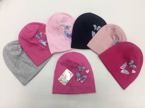 Czapka dziewczęca 2045 Mix kolor Standard